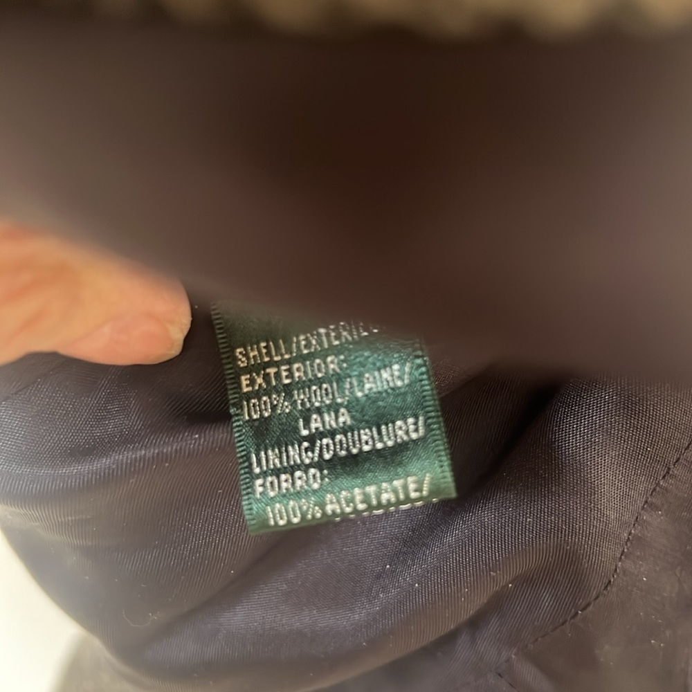 RALPH LAUREN TAILORED JACKET -
100% WOOL. - Picture 9 of 9